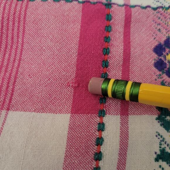 Tributes Vintage Womens Short Sleeve Floral Plaid Button Down Top Size Small - Picture 5 of 10